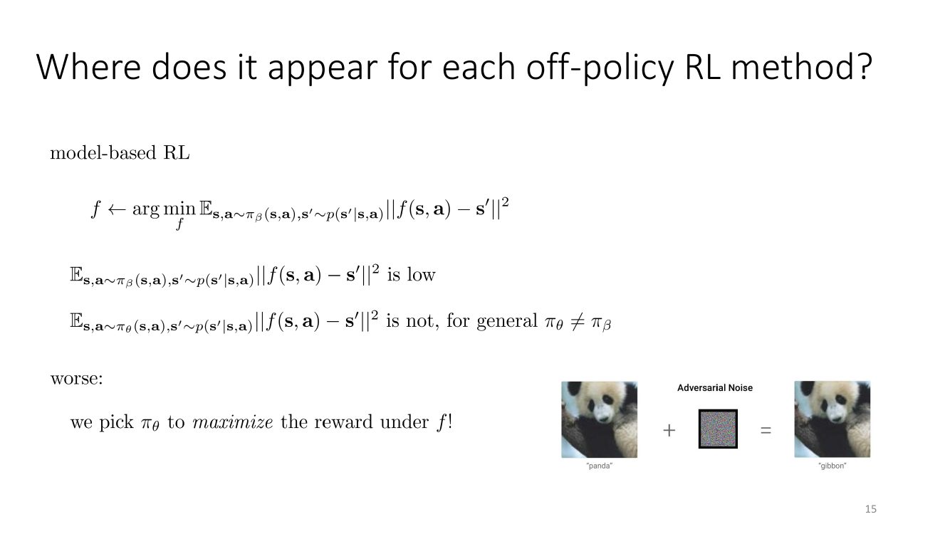 model-based RL 中的分布偏移