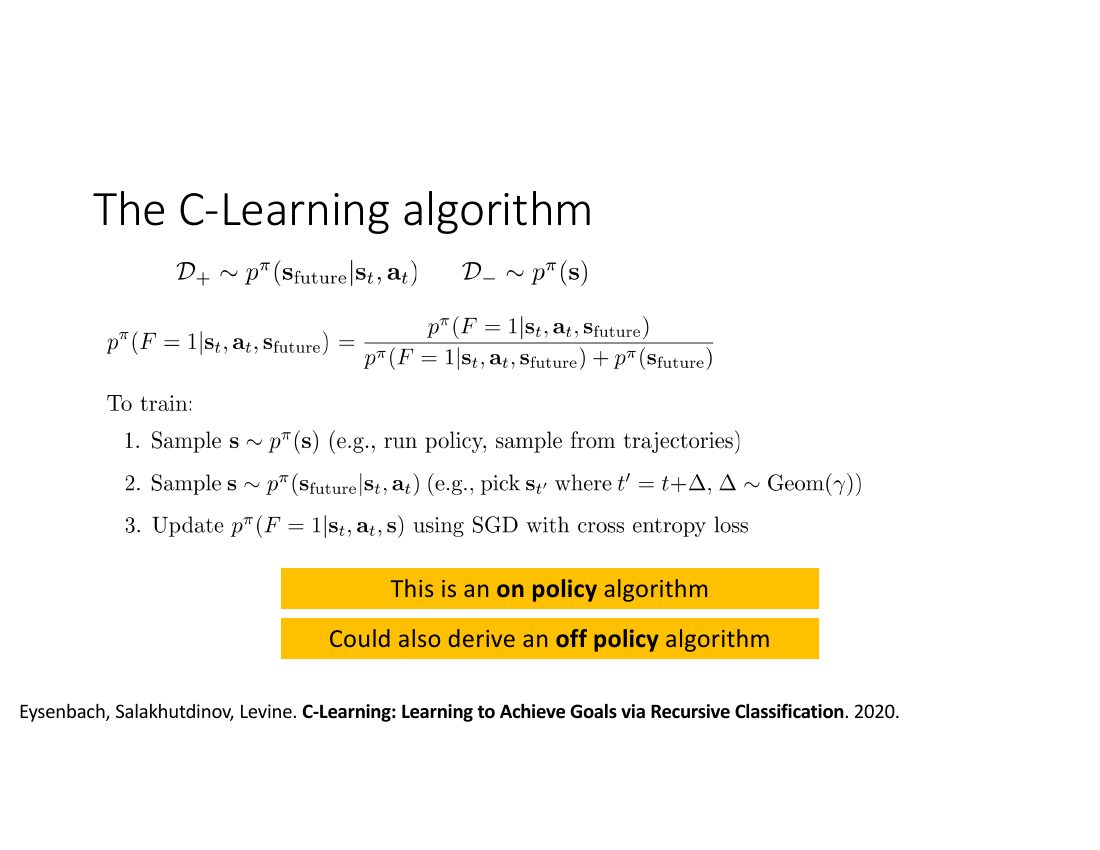 C-Learning 算法：三步训练循环