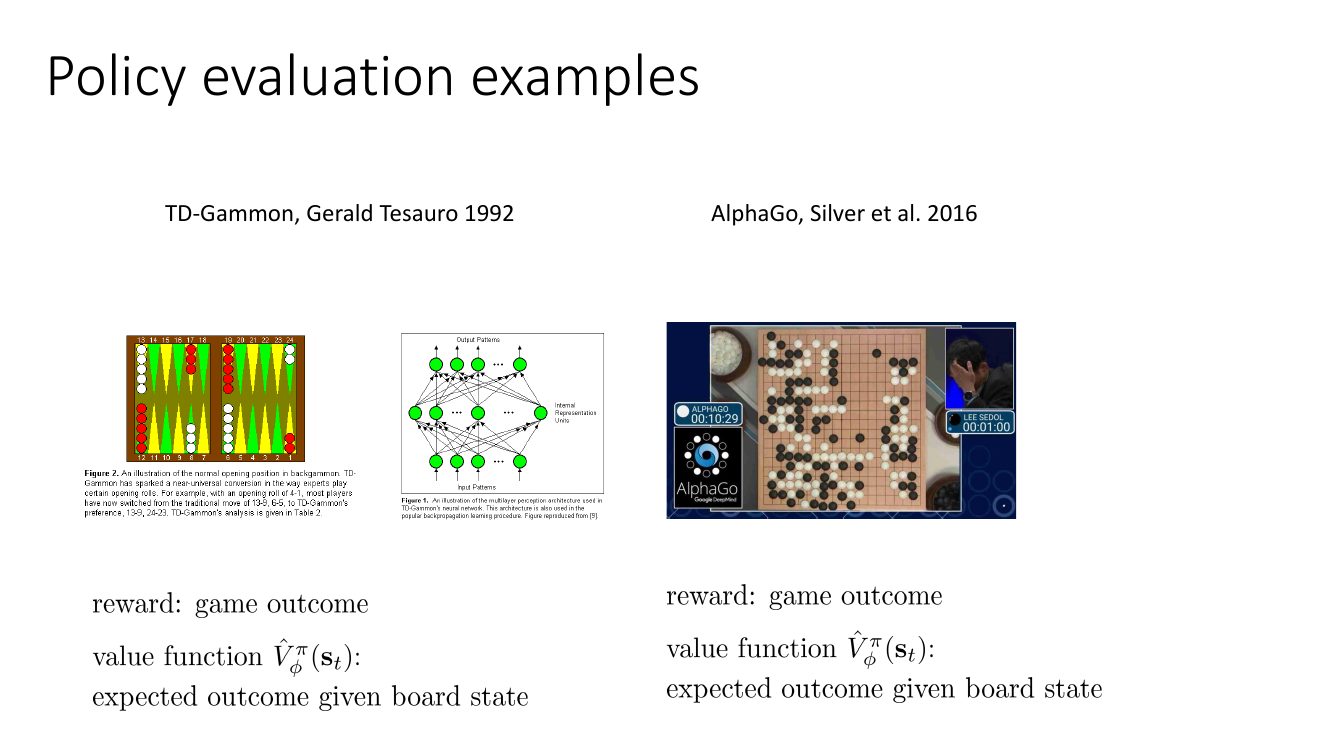 TD-Gammon 与 AlphaGo 中的策略评估