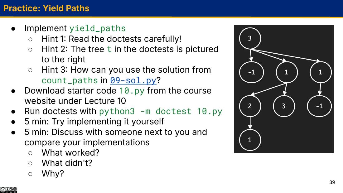 Practice: Yield Paths 与 doctest 中那棵树的图示