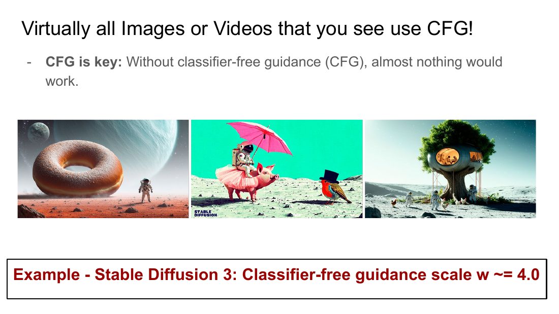 Stable Diffusion 3 生成的样例图，标注引导强度约为 4.0
