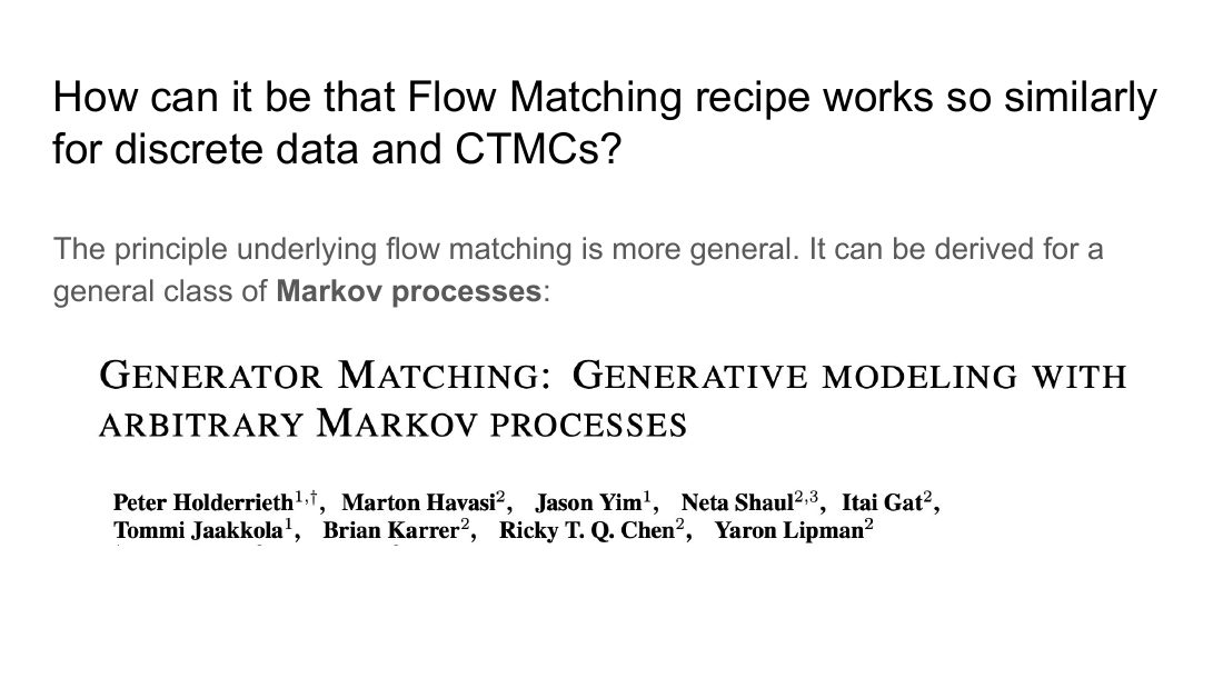 Generator Matching：把 flow matching 推广到一般 Markov 过程